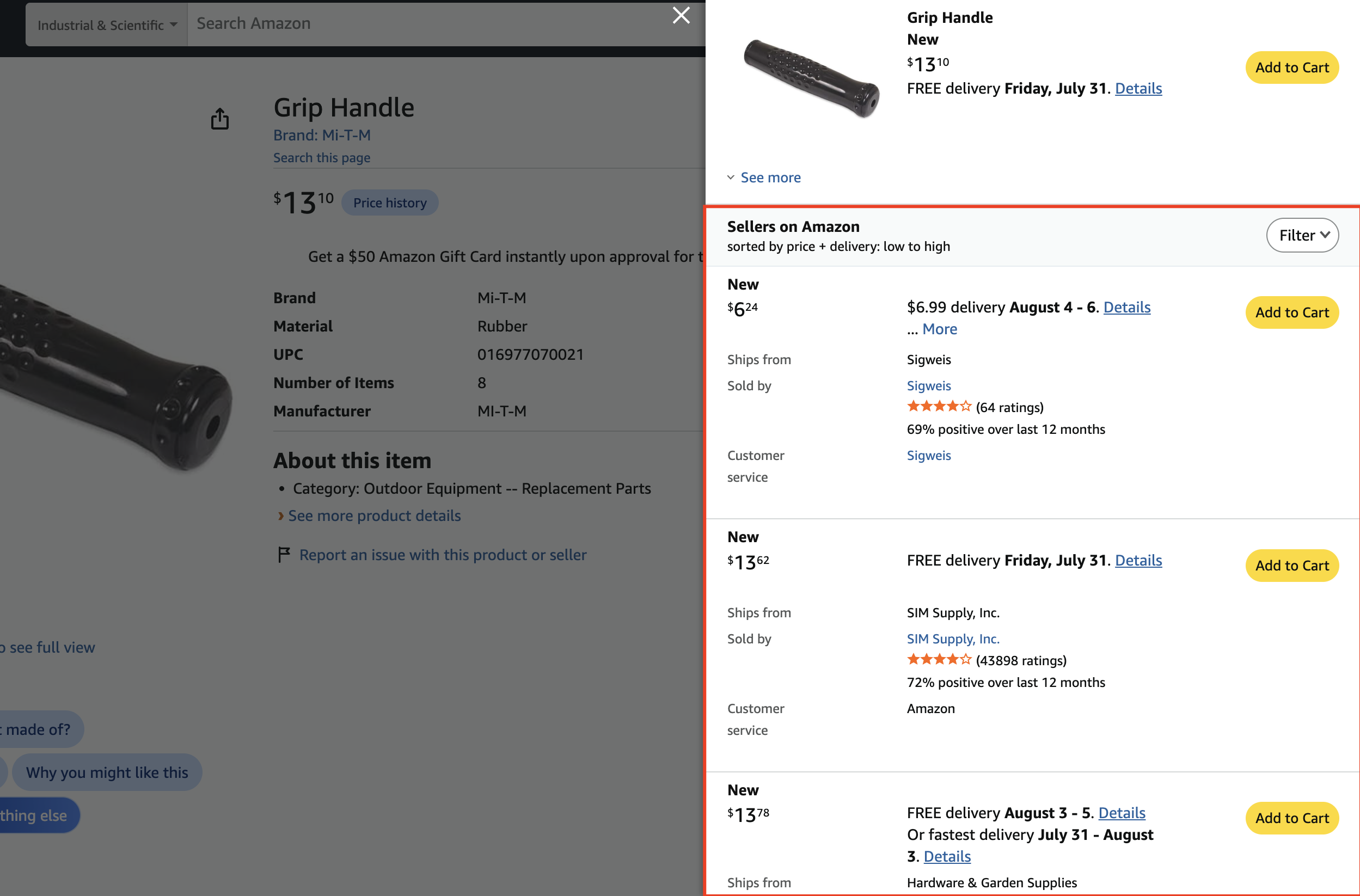 Choosing the Correct Amazon Offer with SKU DRIP